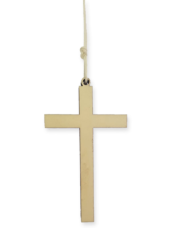 Croce prima comunione in legno chiaro - Giusmery-Confezioni