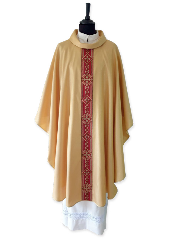 Casula in tessuto oro papale - Giusmery-Confezioni