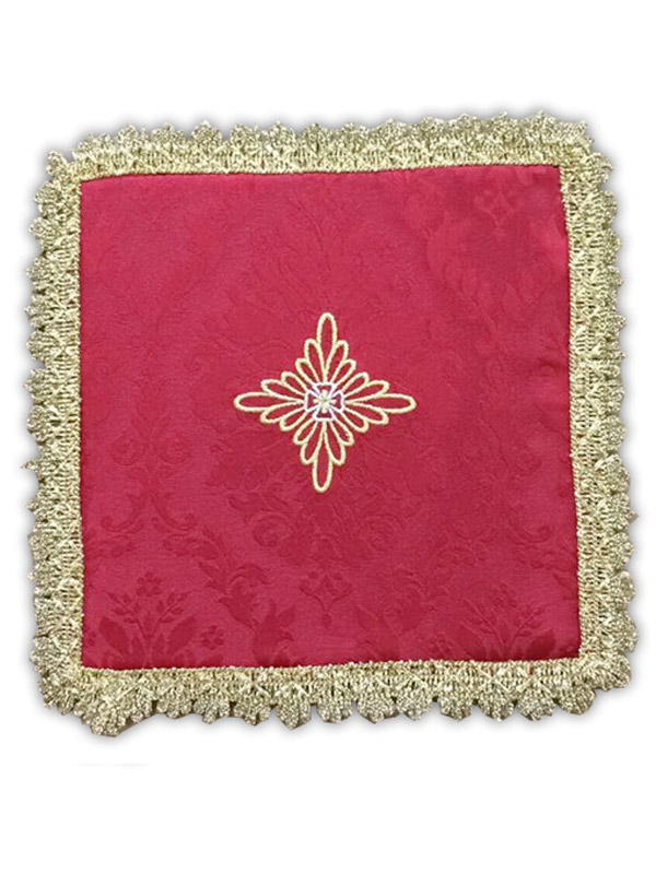 Palla liturgica copricalice da altare in tessuto damascato - Giusmery Confezioni